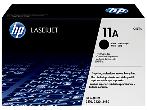 HP 11A Black Original LaserJet Toner Cartridge (Q6511A) 618EL